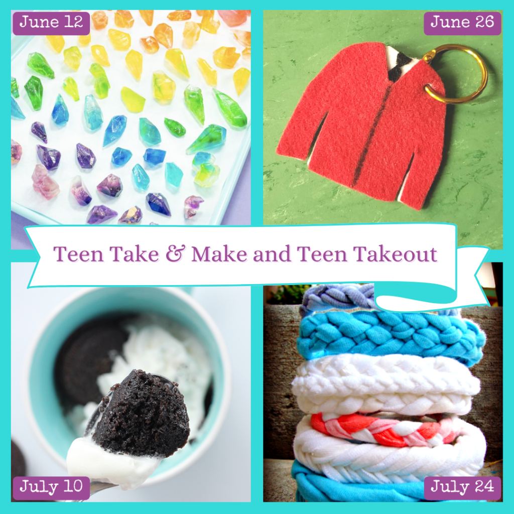 SLP 2023 Teen Take & Make and Teen Takeout