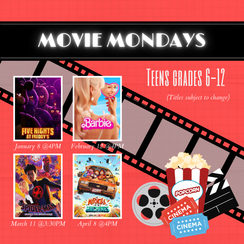 Spring 2024 Movie Mondays (In-House)